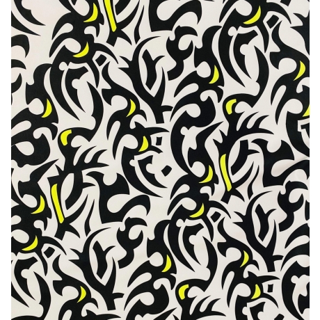 Lycra drukowana CITRON TRIBAL